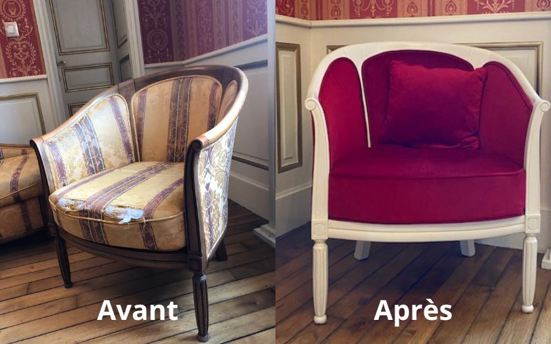 réfection intégrale de fauteuil dans la ville de Troyes